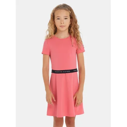 Zdjęcie Tommy Hilfiger Sukienka codzienna Essential Skater KG0KG07776 D Różowy Regular Fit