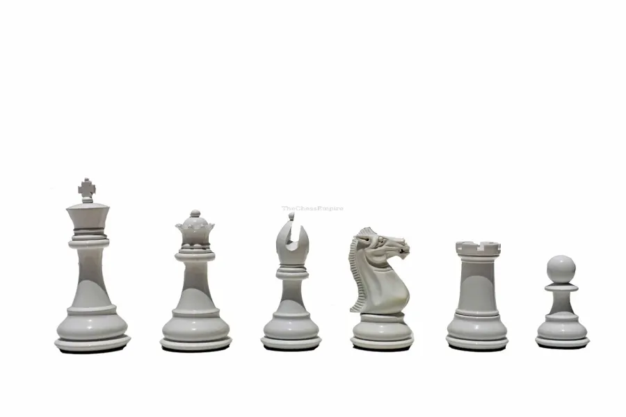 obrazek 2 Biało-czerwone figury szachowe idealne na prezent - The Chess Empire