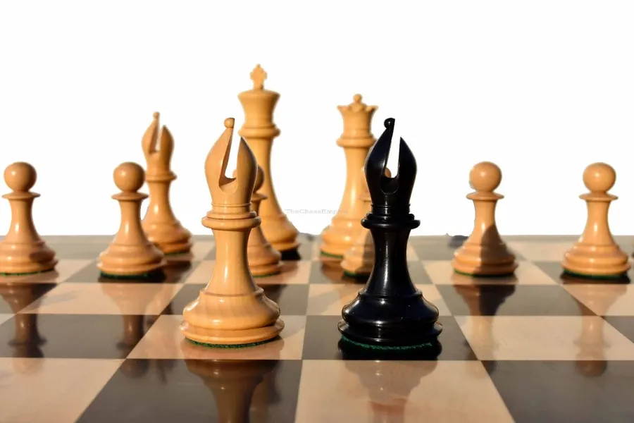 obrazek 8 Nowoczesne figury szachowe z luksusową planszą serii Sultan - The Chess Empire