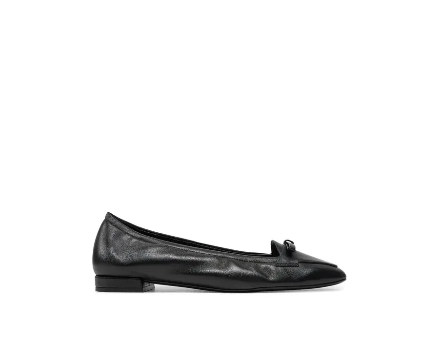 obrazek 1 Stuart Weitzman Baleriny Tully Loafer SI484 Czarny