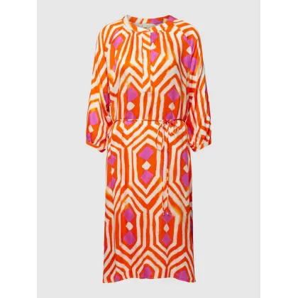 Zdjęcie Sukienka o długości do kolan z wiązanym paskiem