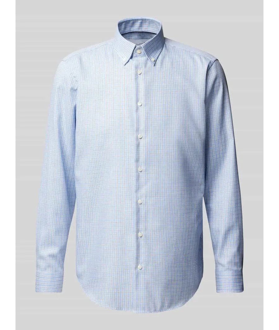 obrazek 1 Koszula biznesowa o kroju regular fit z kołnierzykiem typu button down