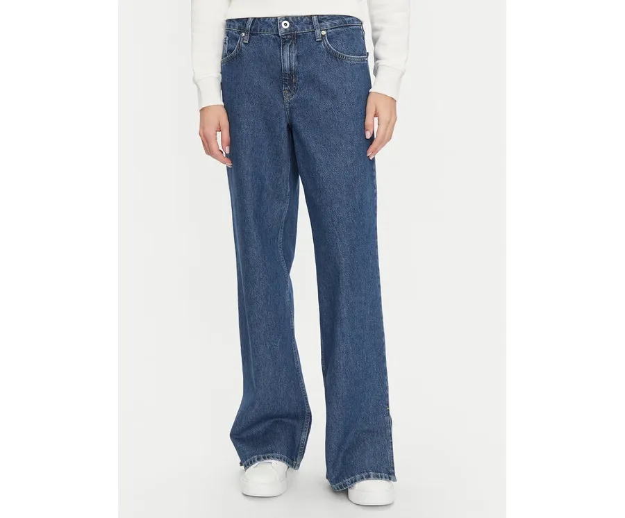 obrazek 1 Karl Lagerfeld Jeans Jeansy 246J1118 Granatowy Relaxed Fit
