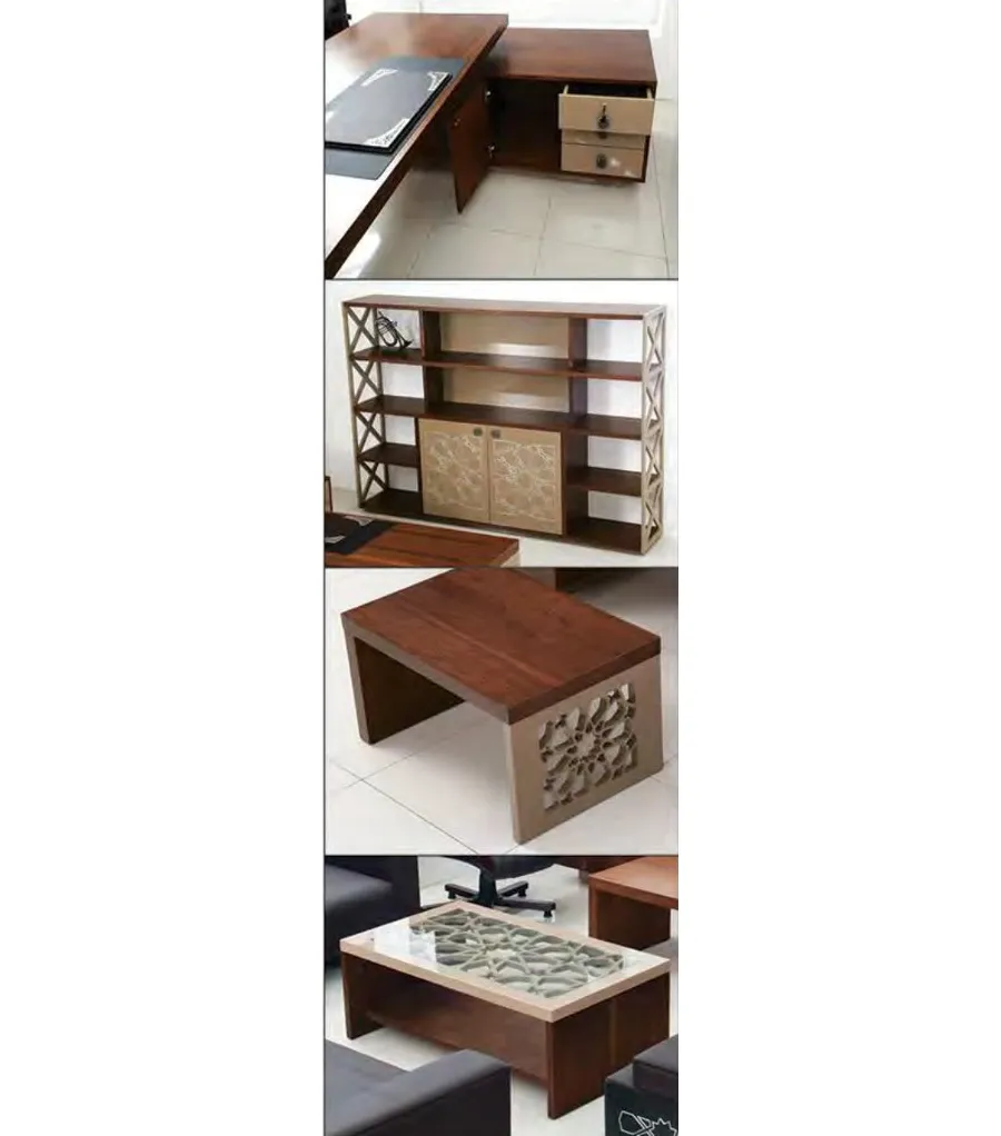 obrazek 3 Luksusowy komplet mebli biurowych Ottoman