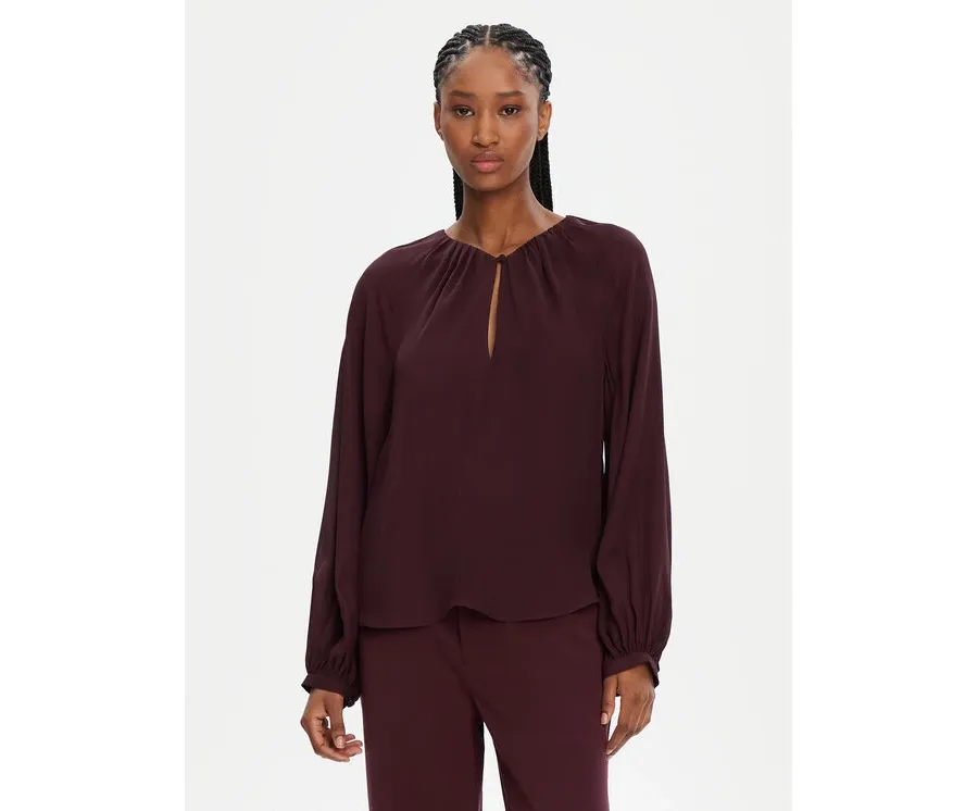 obrazek 1 STAUD Bluzka Fabian R24F1106SG Bordowy Regular Fit