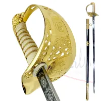 Picture English Royal Air Force saber with a carbon steel blade