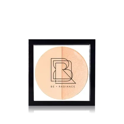 Zdjęcie BE + RADIANCE Set + Glow Probiotic Powder + Highlighter Paleta rozświetlaczy 10 g N°08