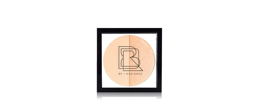 obrazek 1 BE + RADIANCE Set + Glow Probiotic Powder + Highlighter Paleta rozświetlaczy 10 g N°08