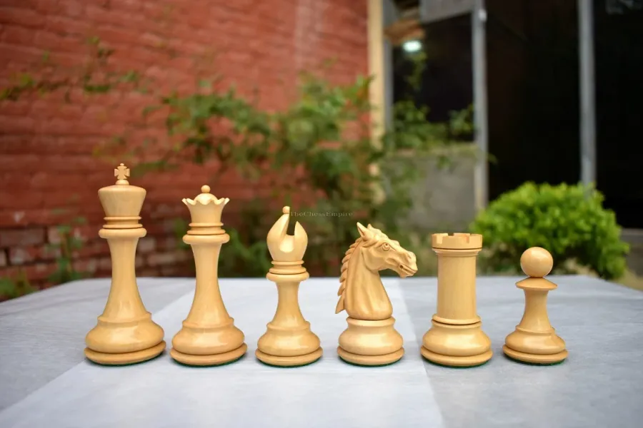 obrazek 3 Piękne figury z wykończeniem matowym do królewskiej gry - The Chess Empire