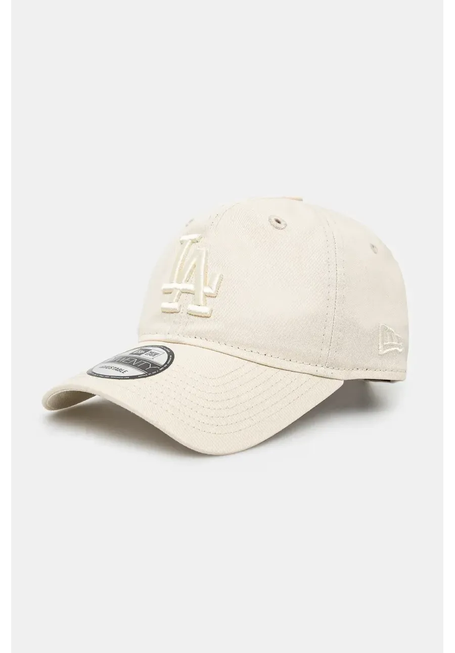 obrazek 1 New Era czapka z daszkiem bawełniana kolor beżowy z aplikacją 60471476