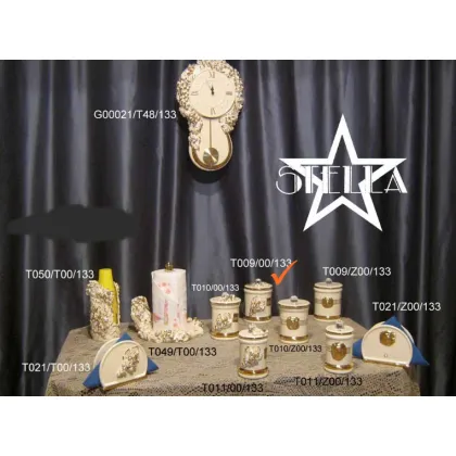 Zdjęcie Dekoracyjny ceramiczny słoik zdobiony winogronem