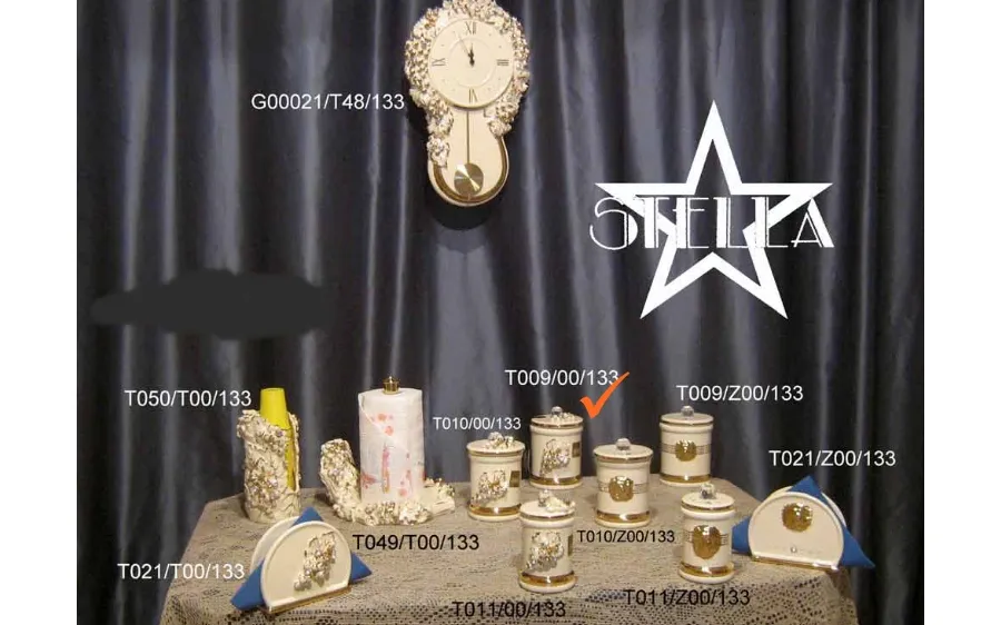 obrazek 1 Dekoracyjny ceramiczny słoik zdobiony winogronem