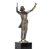 Zdjęcie Prestiżowa statuetka wykonana z platerowanego brązu