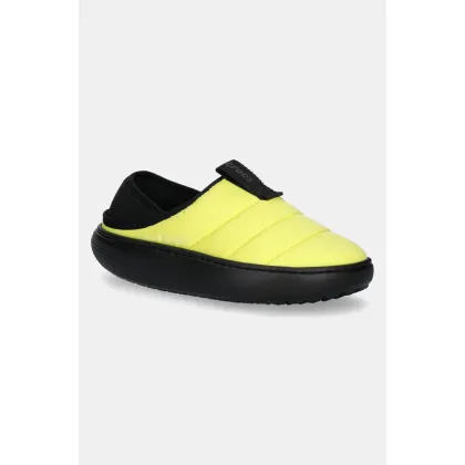 Zdjęcie Crocs kapcie Classic Puff Moc kolor żółty 210706