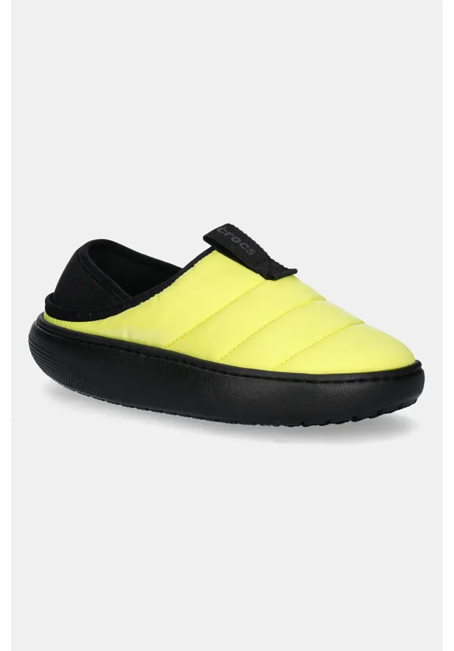 obrazek 1 Crocs kapcie Classic Puff Moc kolor żółty 210706