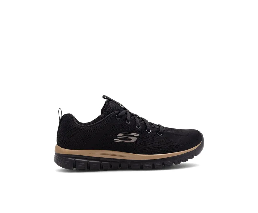 obrazek 1 Skechers Sneakersy GRACEFUL 12615 BKRG Czarny