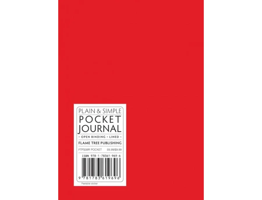 obrazek 1 Czerwony klasyczny notatnik kieszonkowy - Flame Tree Publishing