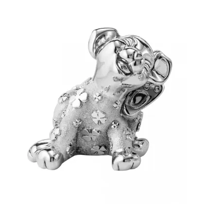 Picture Adorable Dog Figurine 8x8