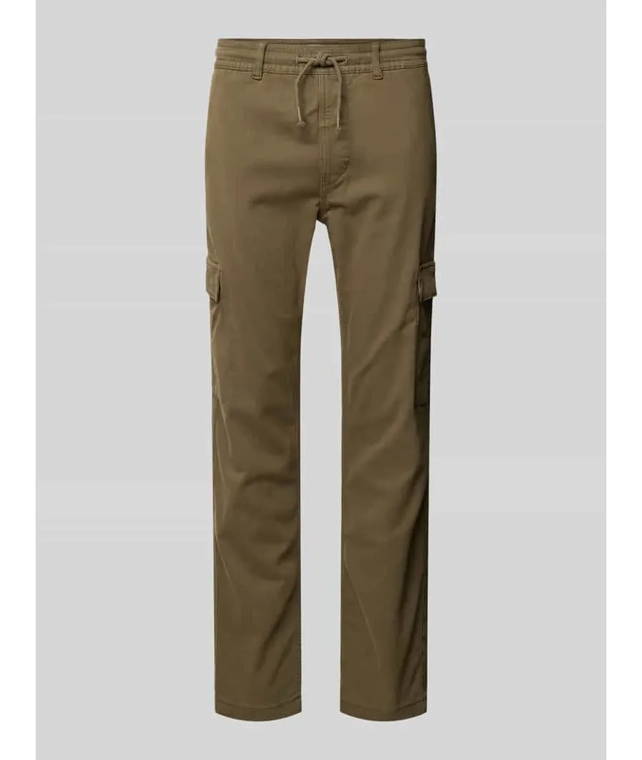 obrazek 1 Spodnie cargo o kroju slim fit ze sznurkiem model ‘Gymdigo’