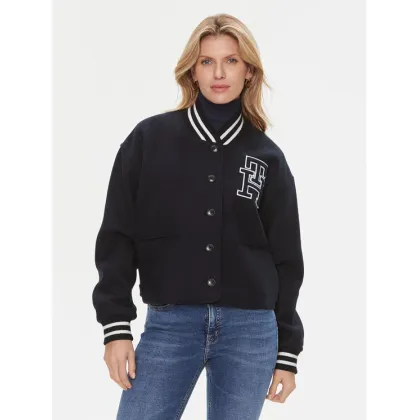 Zdjęcie Tommy Hilfiger Kurtka przejściowa Varsity WW0WW40251 Granatowy Relaxed Fit