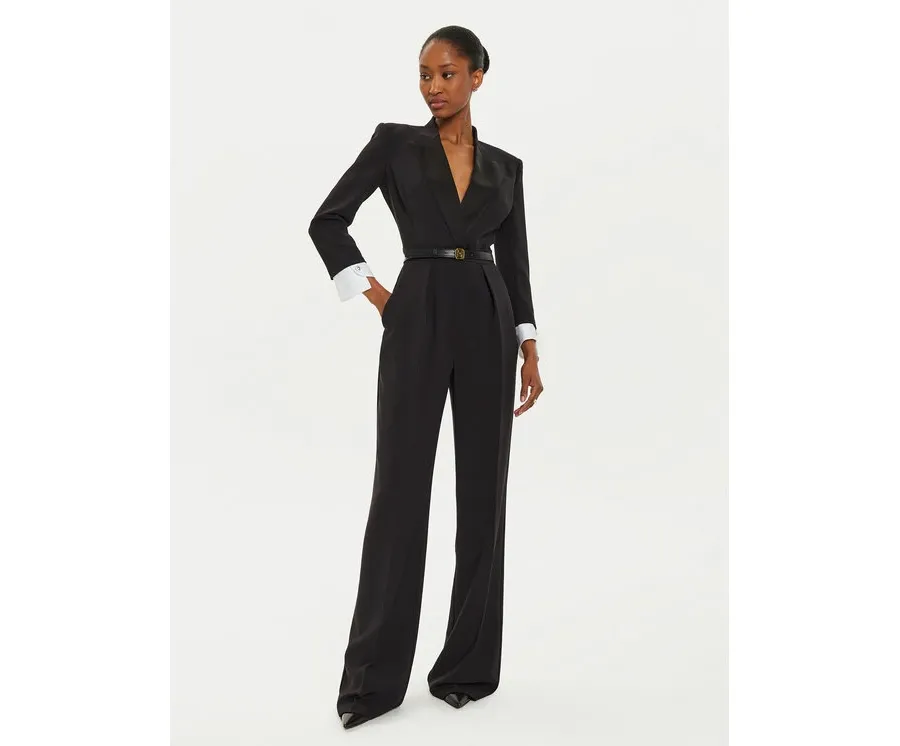 obrazek 1 Elisabetta Franchi Kombinezon TU-029-47E2 Czarny Regular Fit