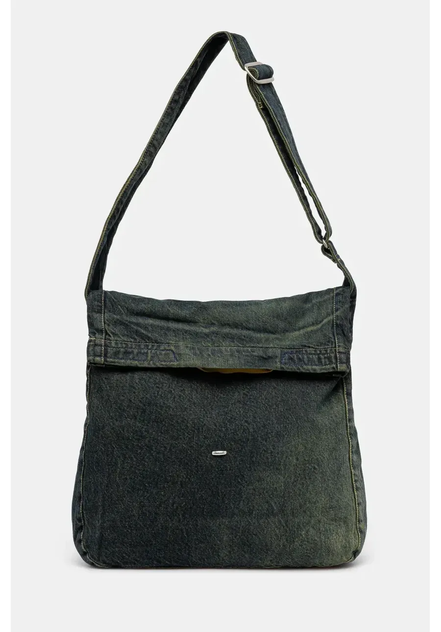 obrazek 1 Our Legacy torba jeansowa Sling kolor niebieski A2258SS