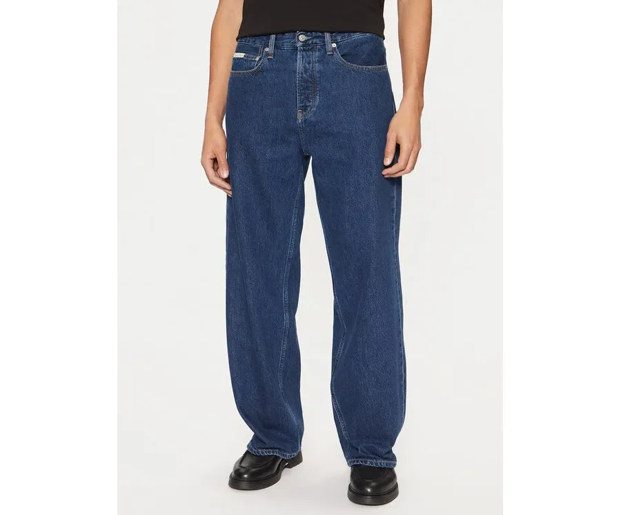 obrazek 1 Calvin Klein Jeans Jeansy 90's J30J327399 Granatowy Loose Fit