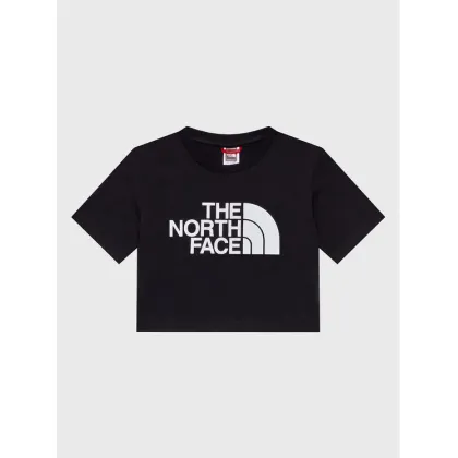 Zdjęcie The North Face T-Shirt Crop Easy NF0A83EU Czarny Regular Fit