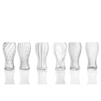 Zdjęcie Komplet 6 szklanek do piwa ze szkła Murano