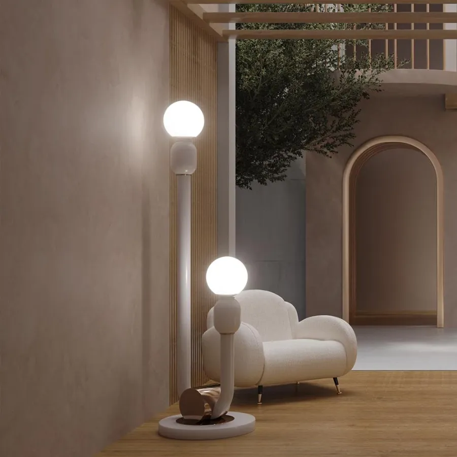 obrazek 1 Ekskluzywna lampa stojąca vintage