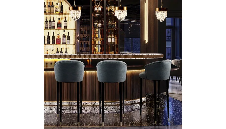 obrazek 7 Stylowe portugalskie krzesło barowe