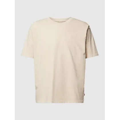 Zdjęcie T-shirt z prążkowanym, okrągłym dekoltem