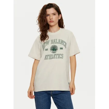 Zdjęcie New Balance T-Shirt WT43548 Brązowy Oversize