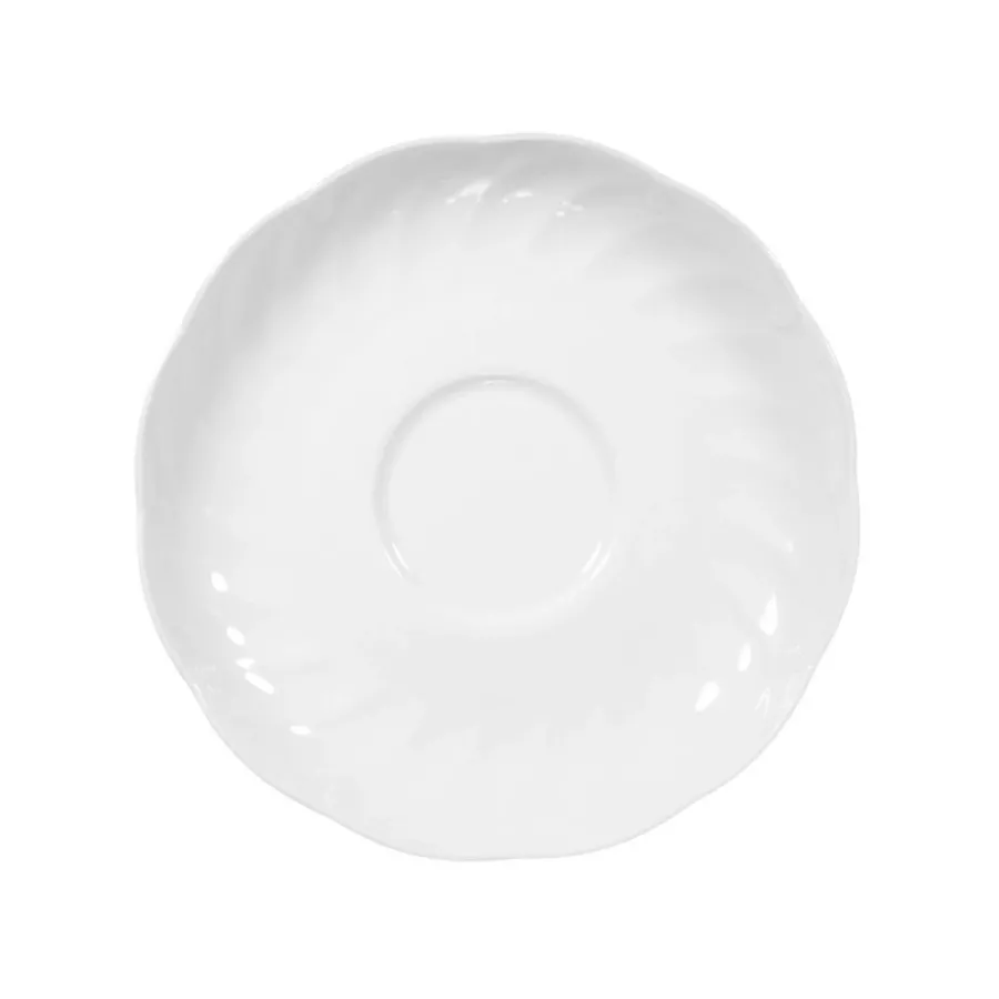 obrazek 1 Wyjątkowy porcelanowy spodek 14,5 cm o pięknym, klasycznym kształcie - Seltmann Weiden