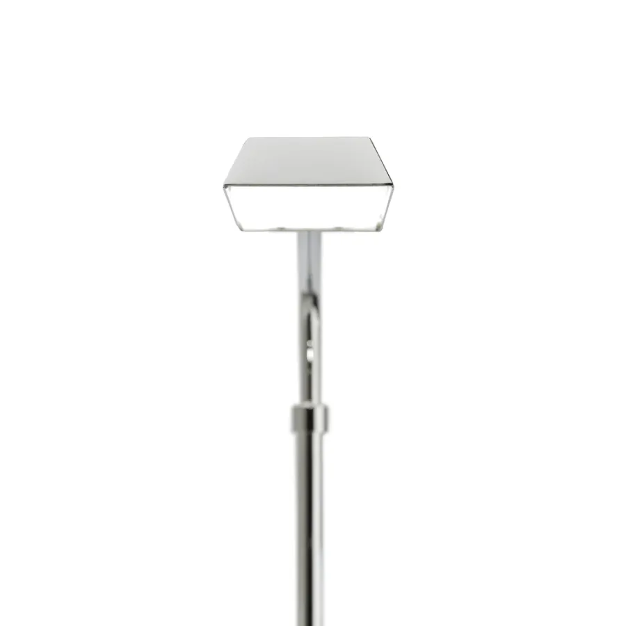 obrazek 2 Lampa podłogowa z chromowanego mosiądzu H.135xL.51xP.23 cm