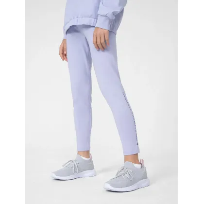 Zdjęcie 4F Legginsy 4FJSS23TTIGF039 Fioletowy Slim Fit