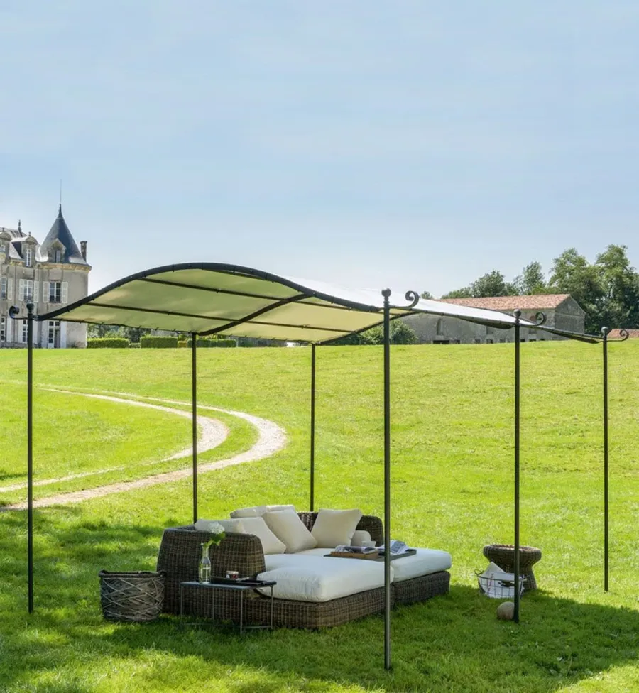 obrazek 2 Wolnostojąca pergola Solaire 376×240 cm z zakrzywionym dachem