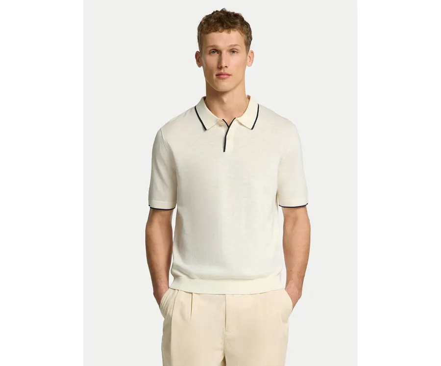 obrazek 1 Selected Homme Sweter 16096391 Beżowy Regular Fit