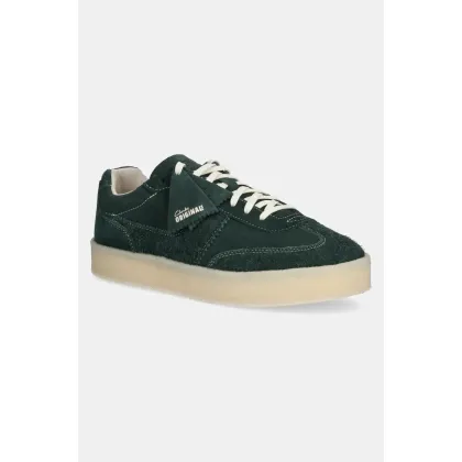 Zdjęcie Clarks Originals sneakersy zamszowe Tor 80 męskie kolor zielony 26180191