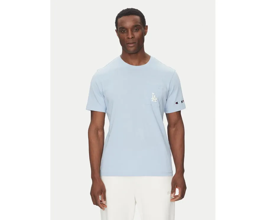 obrazek 1 Champion T-Shirt 221038 Błękitny Regular Fit