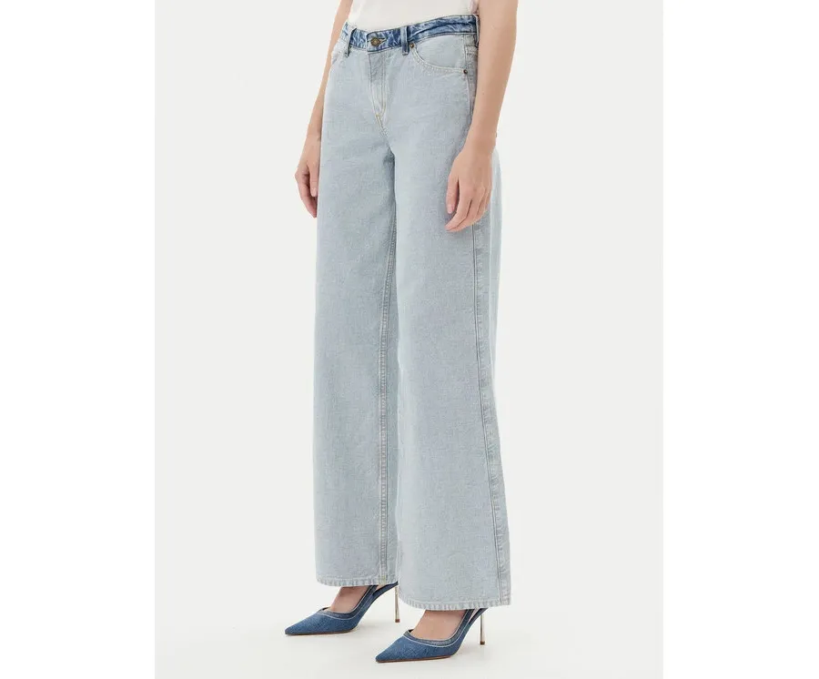 obrazek 1 Guess Jeans Jeansy W5YA0Y D5M56 Niebieski Wide Leg