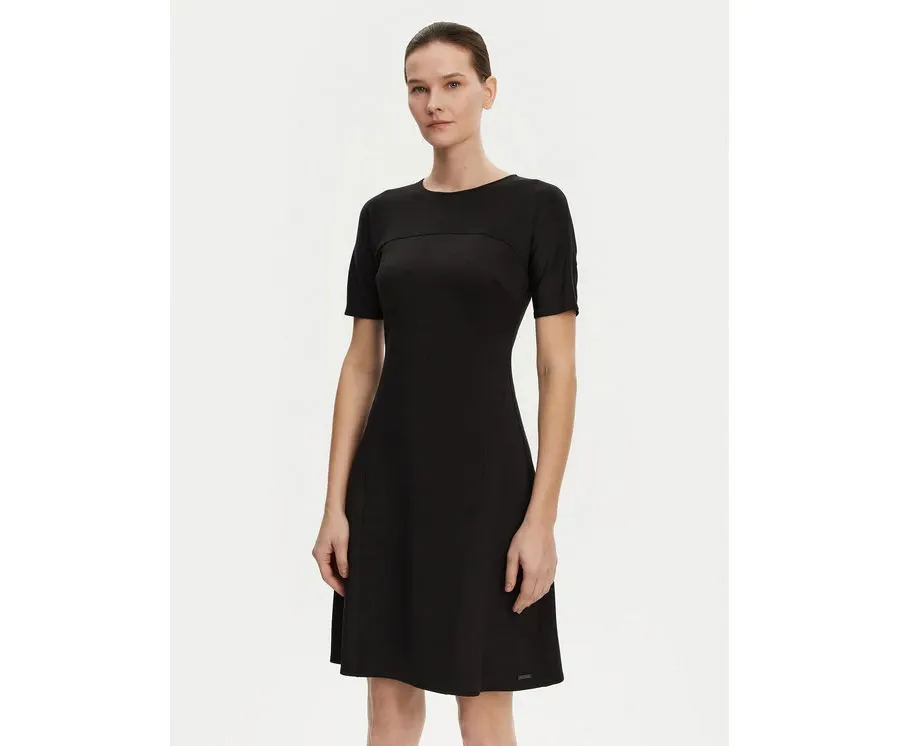 obrazek 1 Calvin Klein Sukienka codzienna K20K208151 Czarny Regular Fit