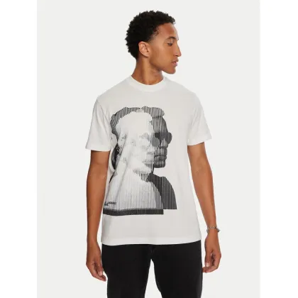Zdjęcie Karl Lagerfeld Jeans T-Shirt 246D1705 Biały Regular Fit