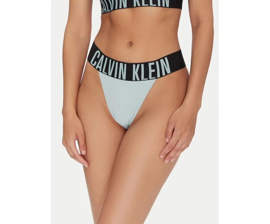 obrazek 1 Calvin Klein Underwear Stringi 000QF7638E Niebieski