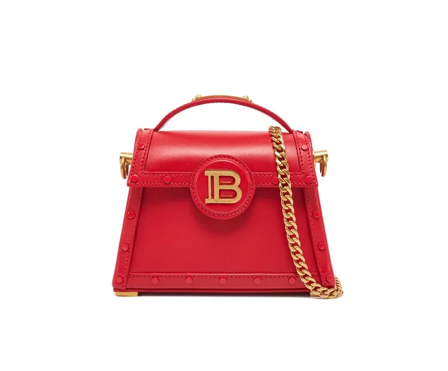 obrazek 1 Balmain Torebka DN0DA907LRHA Czerwony