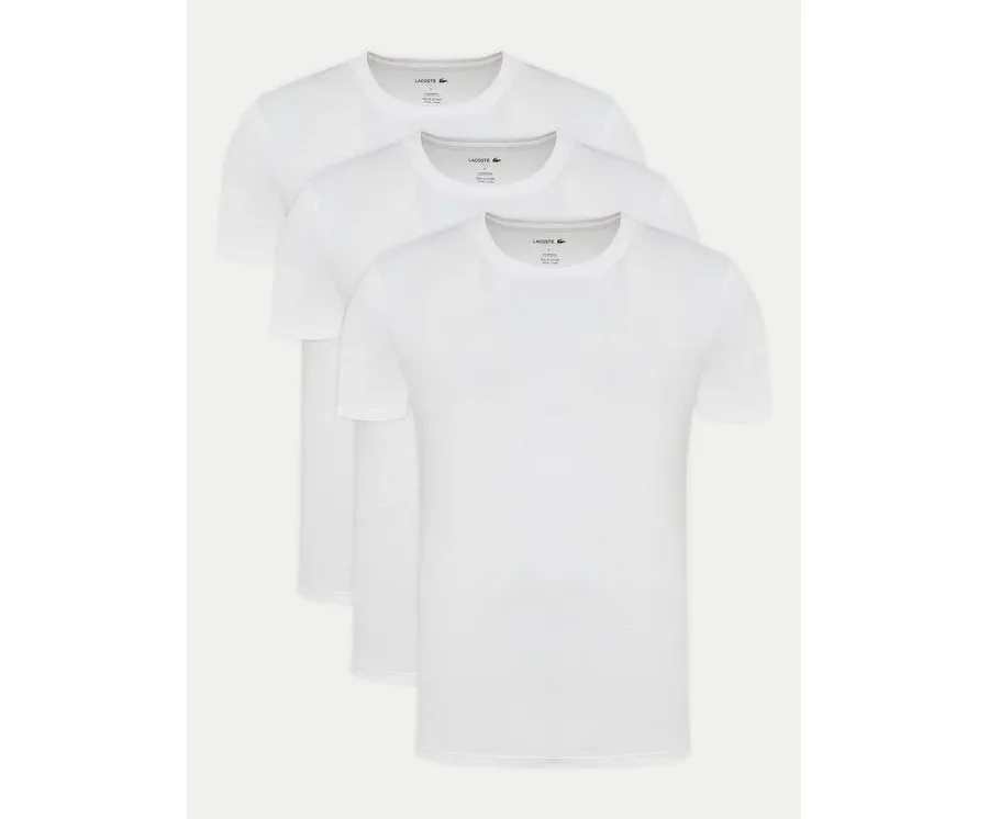 obrazek 1 Lacoste Komplet 3 t-shirtów TH9007 Biały Slim Fit