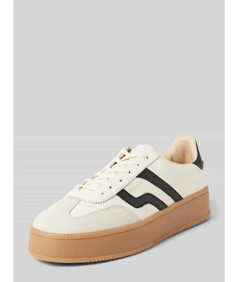 obrazek 1 Sneakersy ze skóry z detalem z logo model ‘CUZMANI’