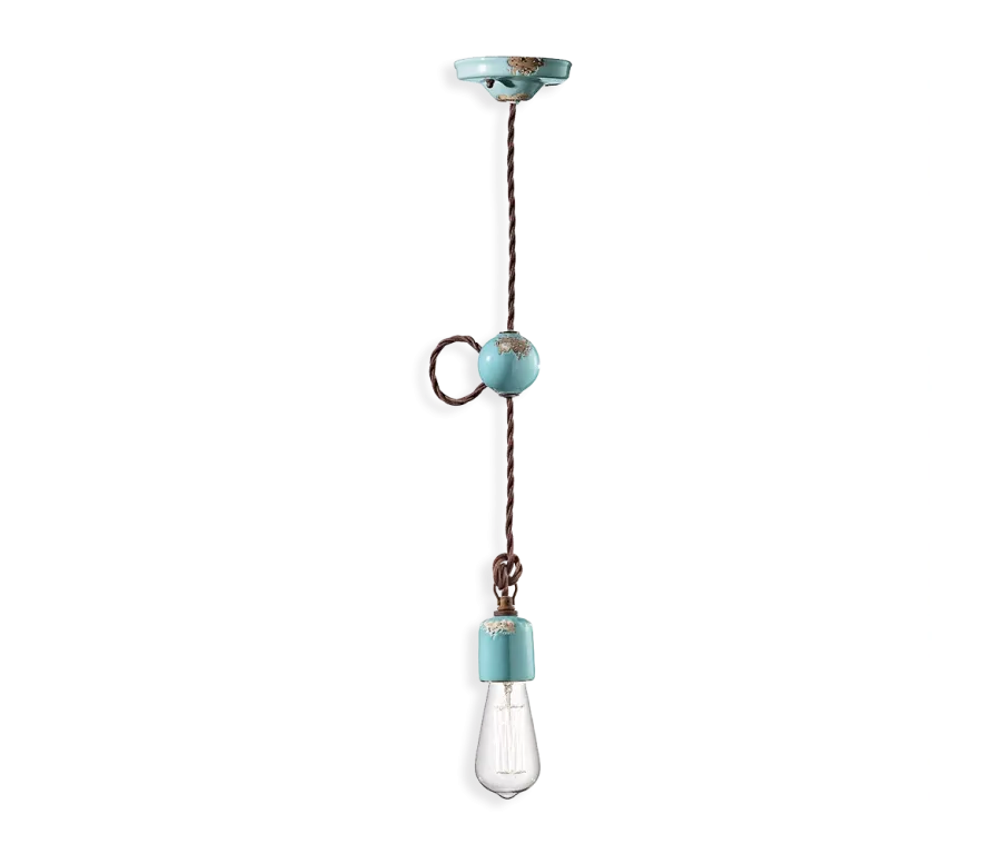 obrazek 7 Minimalistyczna w formie włoska lampa wisząca w stylu vintage