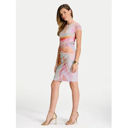 Zdjęcie Swing Sukienka koktajlowa 5AI21200 Kolorowy Slim Fit