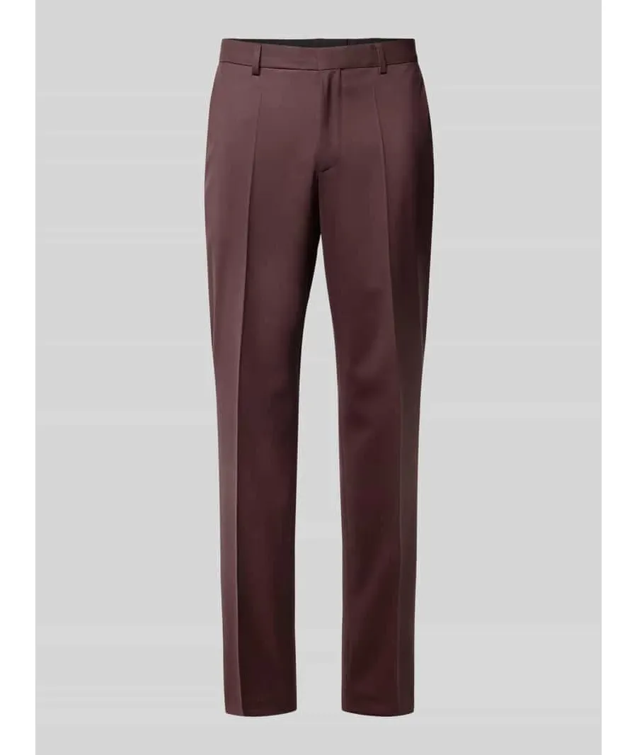 obrazek 1 Spodnie do garnituru o kroju regular fit w kant model ‘Leon’